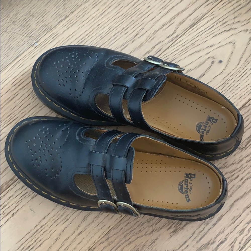 Dr Martens 8065 Mary Jane Black Smooth